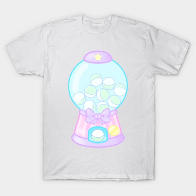 Pastel Gashapon Machine T-Shirt by Luna-Cooper